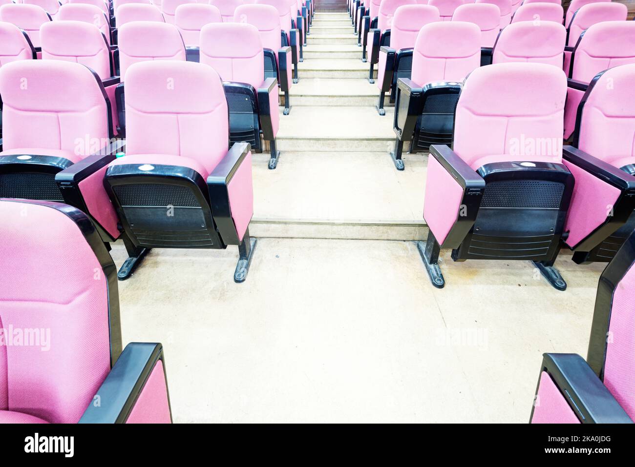 Présentation de l'hôtel de vide avec des fauteuils Banque D'Images