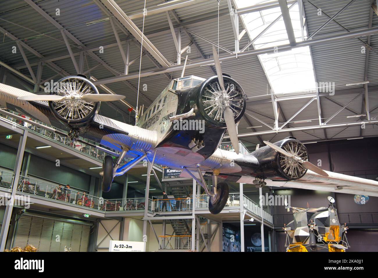 SPEYER, ALLEMAGNE - OCTOBRE 2022: Transport moyen bombardier Junkers JU 52 3m Tante tante Ju Iron Annie 1930 WW2 3rd reich nazis Germany Luftwaffe i Banque D'Images