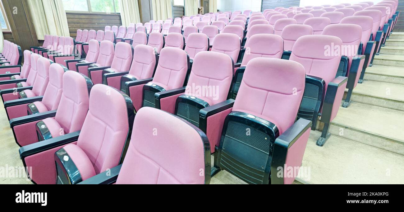 Présentation de l'hôtel de vide avec des fauteuils Banque D'Images