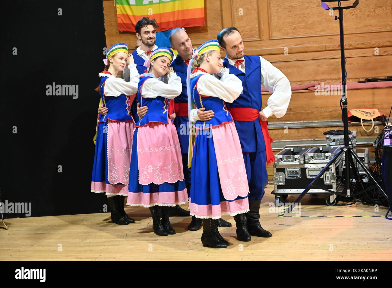 Londres, Royaume-Uni. 30th octobre 2022. Danse polonaise , Karolinka Polish Dance Group se produit à la danse autour du monde - Festival de la danse du monde 2022 à Cecil Sharp House, le 30th octobre 2022, Londres, Royaume-Uni. Crédit : voir Li/Picture Capital/Alamy Live News Banque D'Images