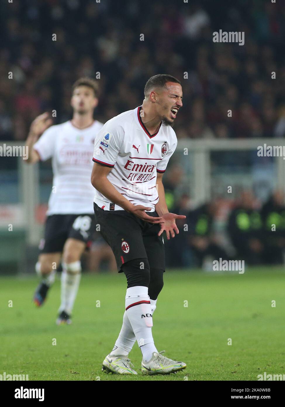 Turin, Italie. 30th octobre 2022. Ismael Bennacer (AC Milan) déçu pendant le FC de Turin vs AC Milan, football italien série A match à Turin, Italie, 30 octobre 2022 crédit: Agence de photo indépendante / Alamy Live News Banque D'Images