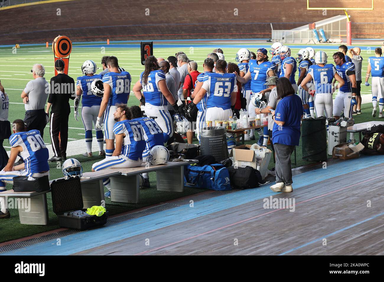 Velodromo Vigorelli, Milan, Italie, 30 octobre 2022, Team Italie lors des qualifications de championnat d'Europe 2023 - Italie contre Angleterre - football Banque D'Images