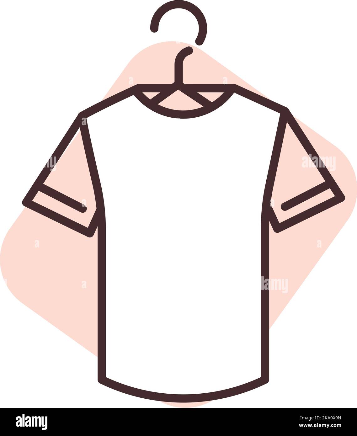 Nettoyage des chemises, illustration ou icône, vecteur sur fond blanc. Illustration de Vecteur