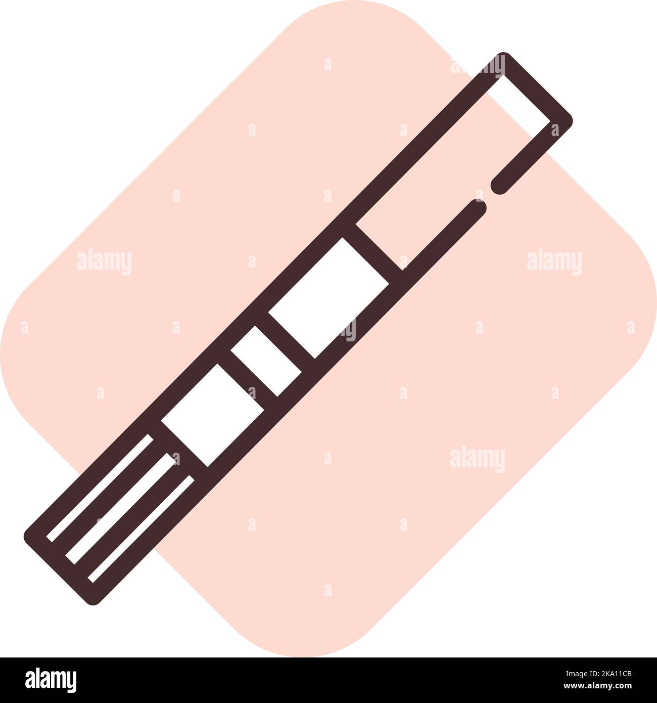 Test de santé, illustration ou icône, vecteur sur fond blanc. Illustration de Vecteur