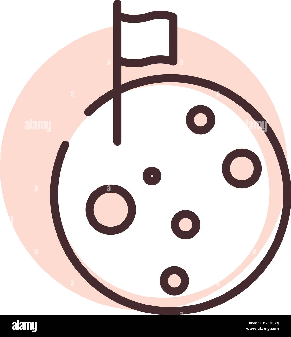 Objectif professionnel, illustration ou icône, vecteur sur fond blanc. Illustration de Vecteur