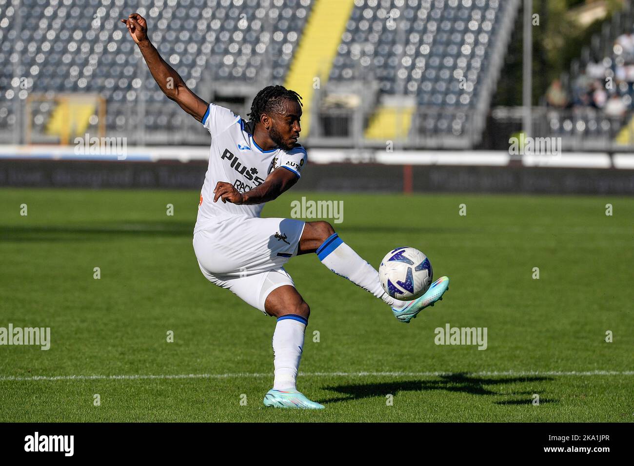 Ademola Lookman d'Atalanta BC en action pendant la série Un match de football entre Empoli FC et Atalanta BC au stade Carlo Castellani à Empoli (IT Banque D'Images