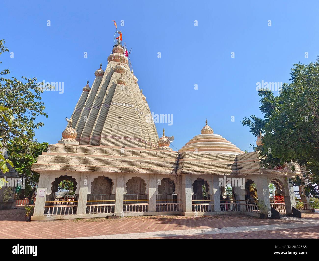 30 octobre 2022, Pune, Inde, Temple Kanifnath près de Saswad, Shri Kanifnath Maharaj était l'un des neuf enseignants du Navnath Sampradaya. Banque D'Images