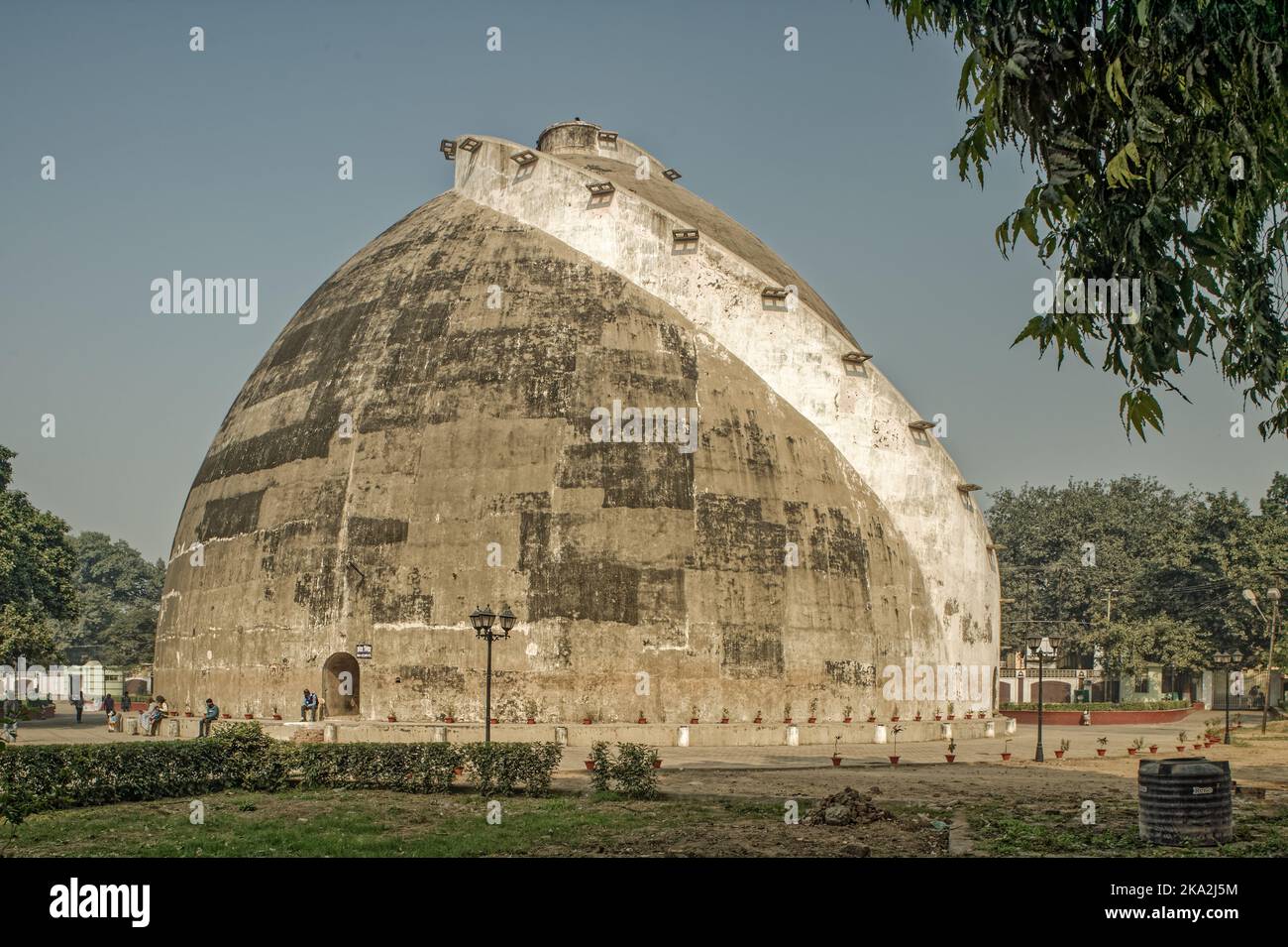 12 18 2014 Vintage Golghar ou la Maison ronde est le grenier massif construit par les Britanniques en 1786 à Patna, Bihar Inde Banque D'Images