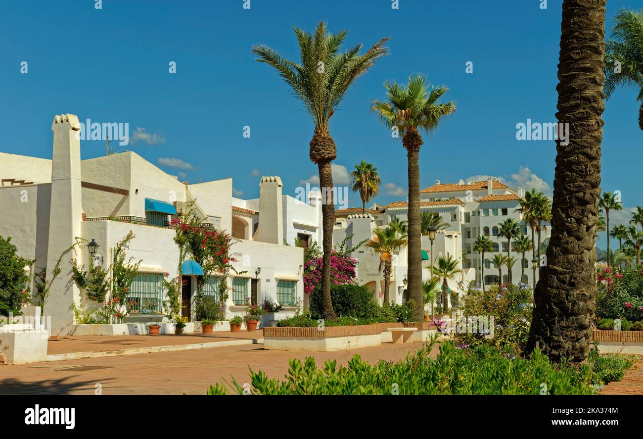 Puerto de la Duquesa, province de Malaga sur la Costa del sol, Andalousie, Espagne. Banque D'Images
