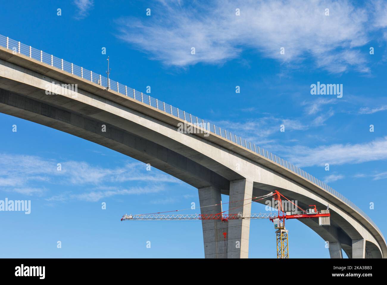 Viaduc CrNi Kal, Slovénie Banque D'Images