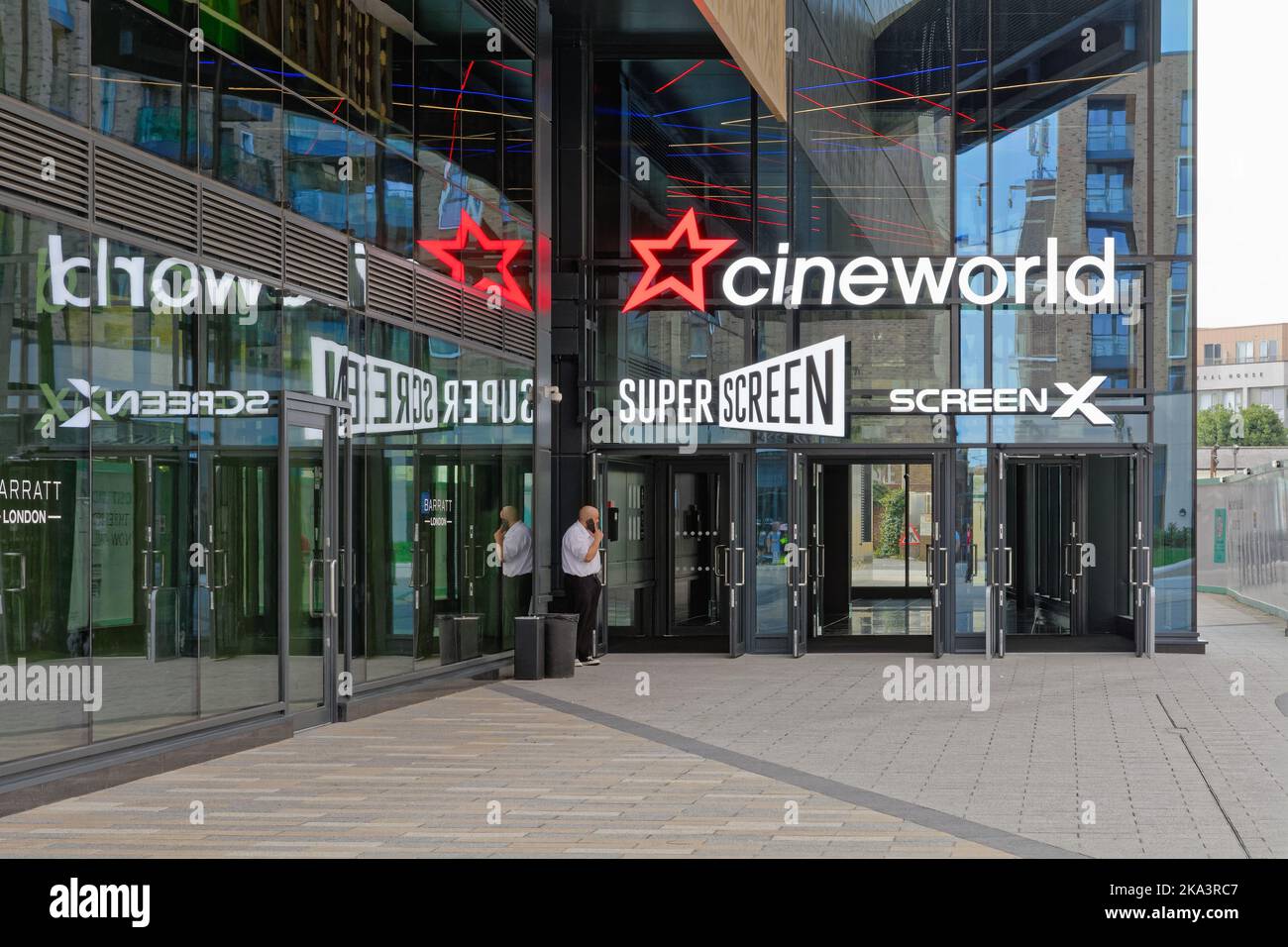 L'entrée du complexe cinématographique Cineworld à Hounslow West London, Angleterre, Royaume-Uni Banque D'Images