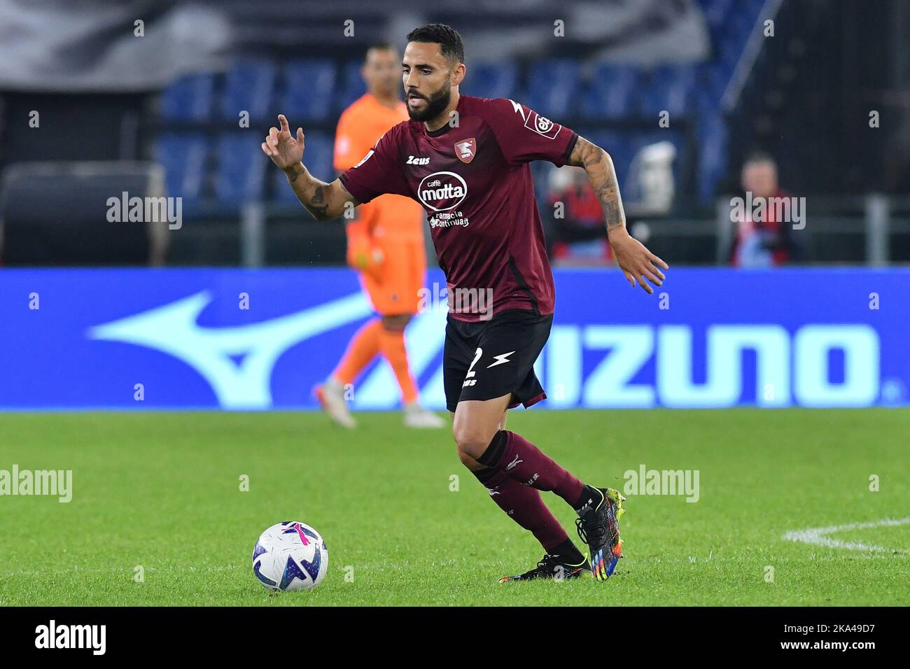 30th octobre 2022; Stadio Olimpico, Rome, Italie: Serie A football, SS Lazio contre Salernitana; Dylan Bronn de Salernitana Banque D'Images