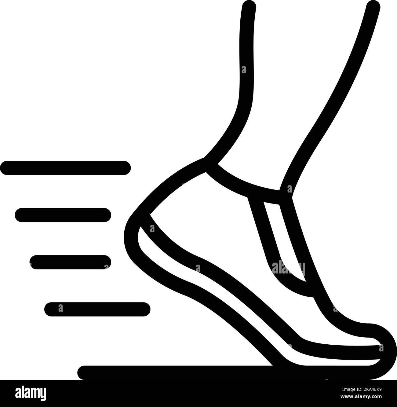 Vecteur de contour de l'icône de média du matin. Détox numérique. Casser la porte Illustration de Vecteur
