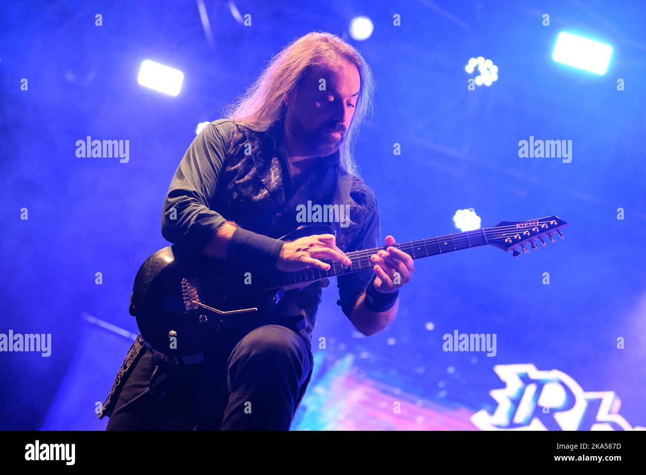 29 octobre 2022, Lucques, Lucques, Italie: Rhapsody of Fire se produire en direct à Lucques Comics and Games 2022. (Credit image: © Stefano Dalle Luche/Pacific Press via ZUMA Press Wire) Banque D'Images