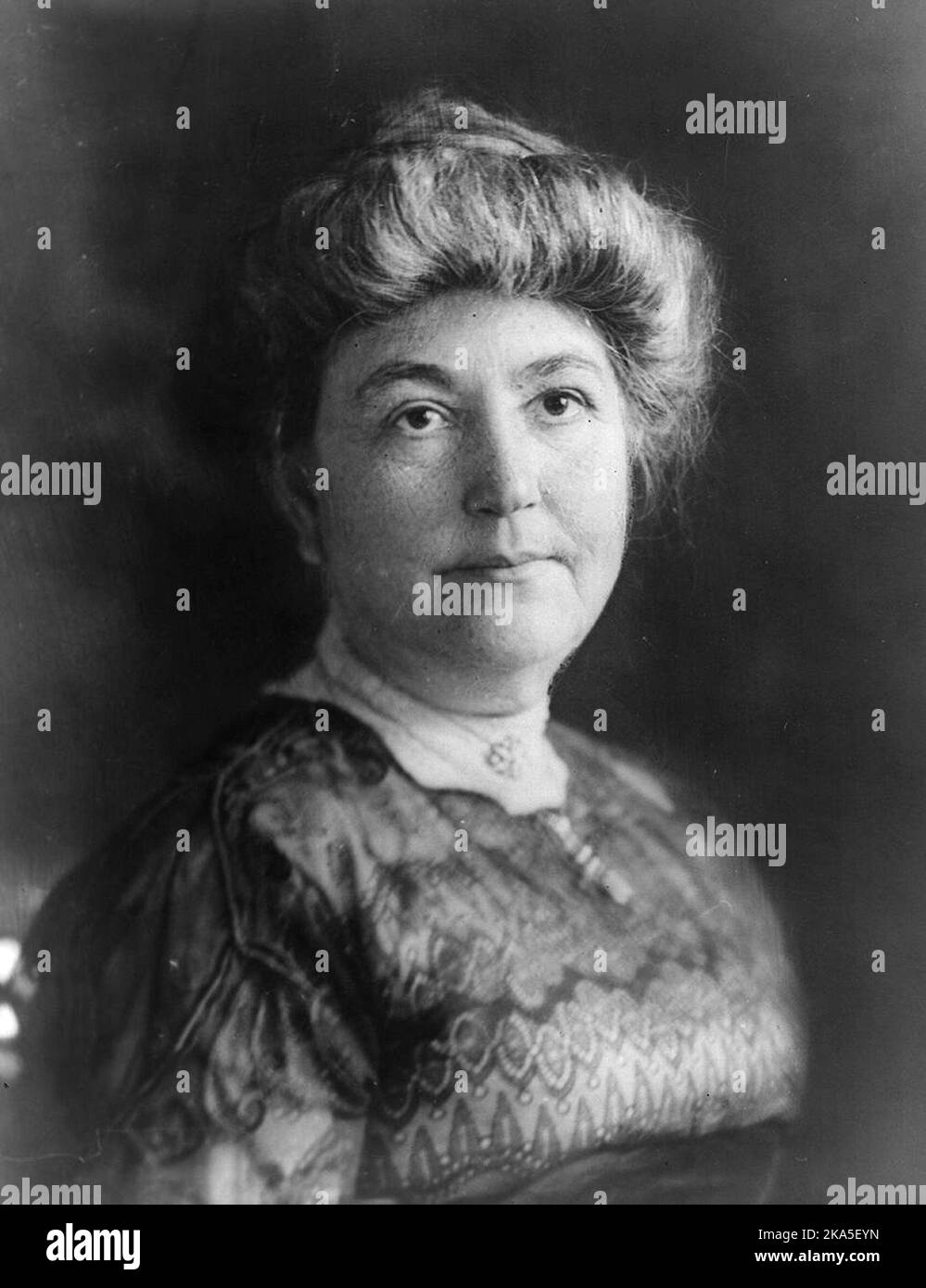 Un portrait d'Ellen Axson Wilson, épouse et première dame du président Woodrow Wilson Banque D'Images
