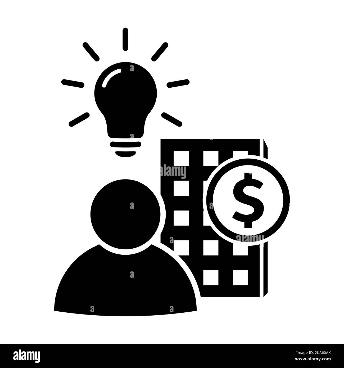 Une idée réussie d'acheter une icône d'appartement Illustration de Vecteur