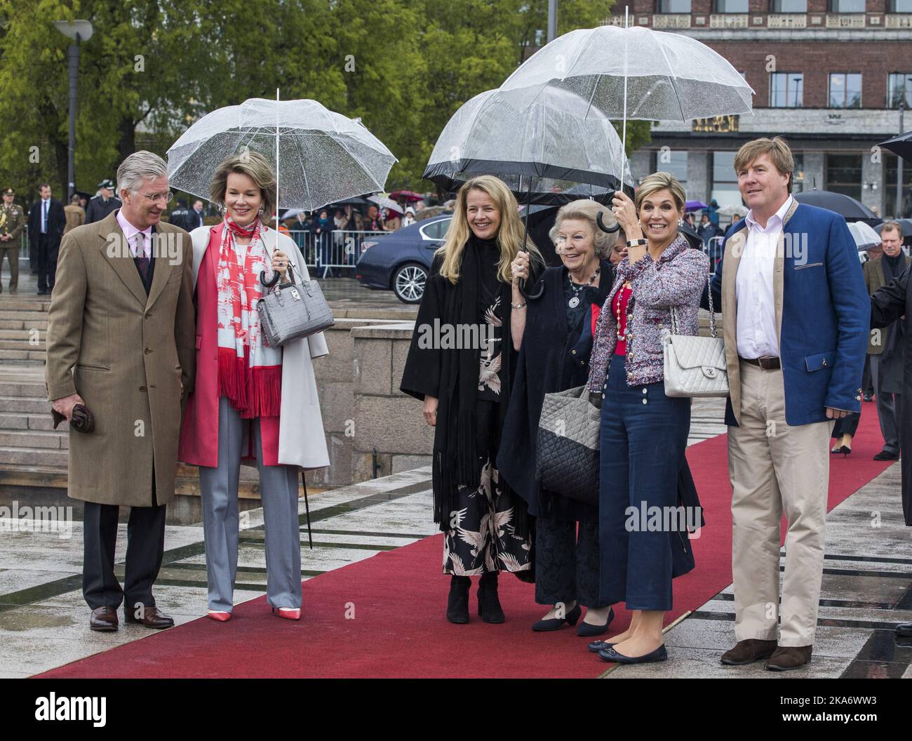 OSLO, Norvège 20170510. De Droite : Le Roi Willem-Alexander Et La Reine ...