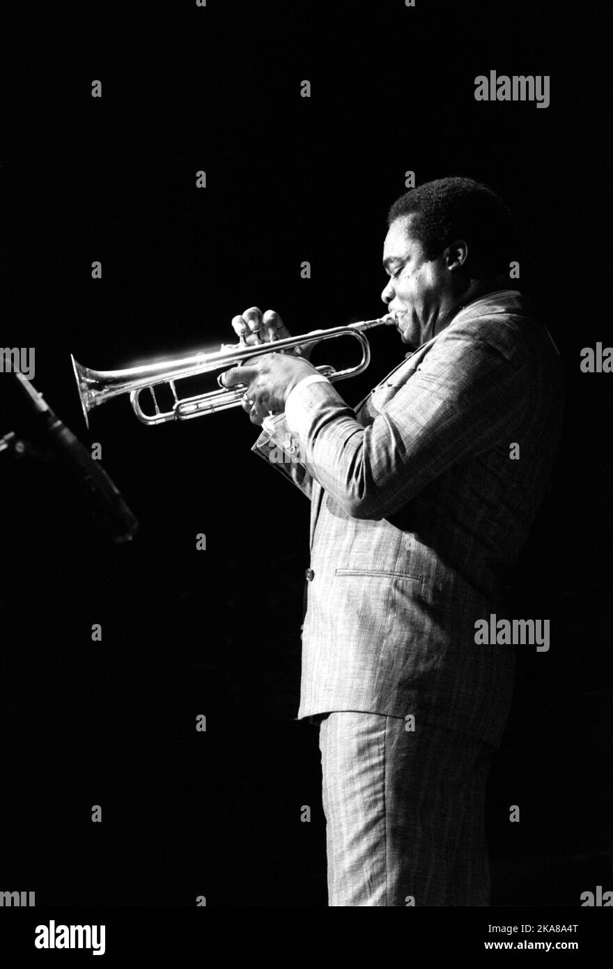 86-2545 FREDDIE HUBBARD, 17 juillet 1986 Royal Festival Hall, The South Bank Centre, Londres Banque D'Images