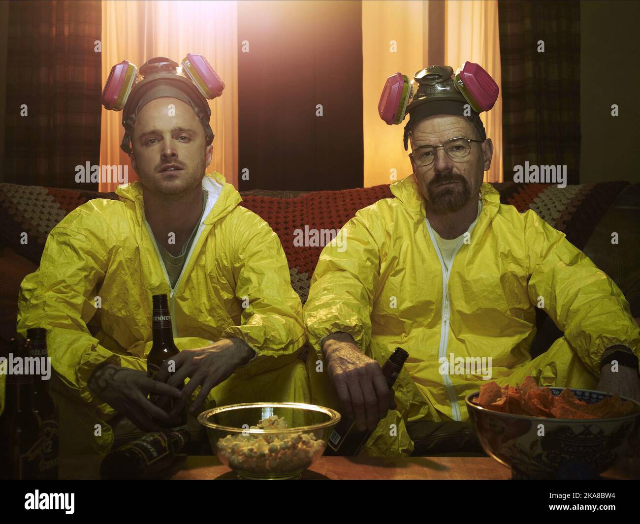 Breaking Bad Aaron Paul & Bryan Cranston Banque D'Images