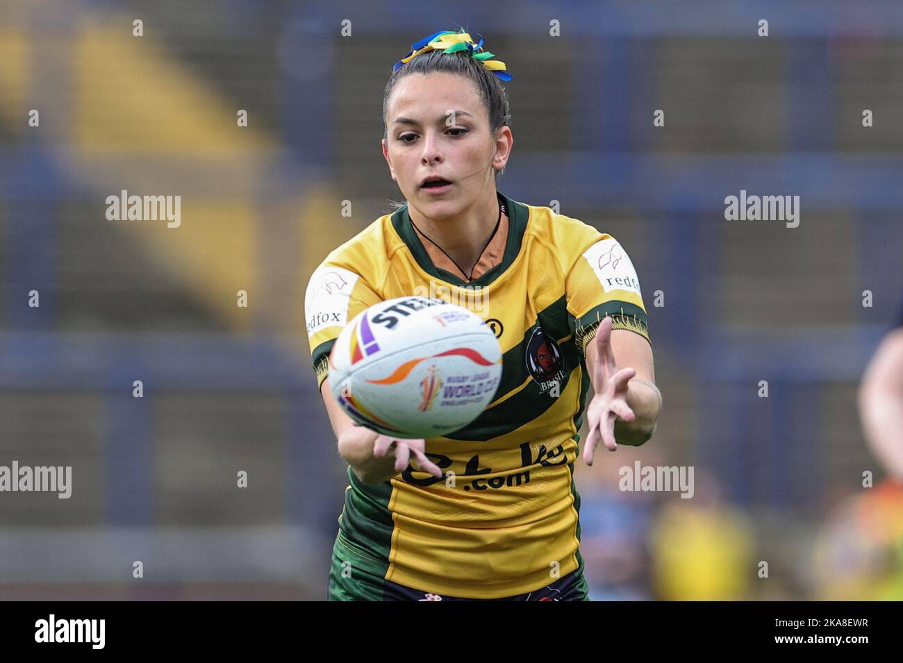 Leeds, Royaume-Uni. 01st novembre 2022. Giovanna Moura du Brésil lors de la coupe du monde de rugby féminin 2021 Match England Women vs Brazil Women au stade Headingley, Leeds, Royaume-Uni, 1st novembre 2022 (photo de Mark Cosgrove/News Images) à Leeds, Royaume-Uni le 11/1/2022. (Photo de Mark Cosgrove/News Images/Sipa USA) crédit: SIPA USA/Alay Live News Banque D'Images