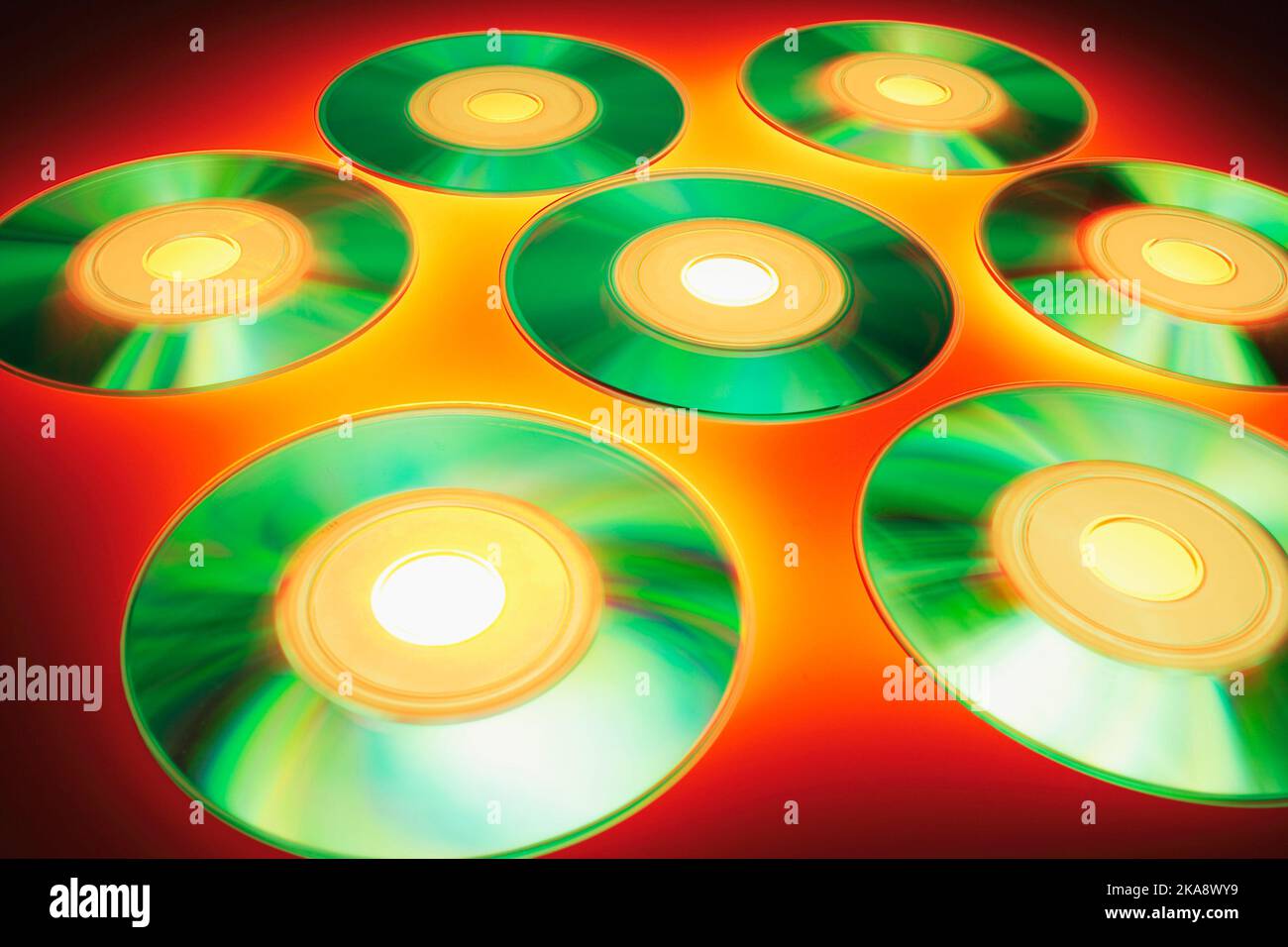 Disques compacts Banque D'Images