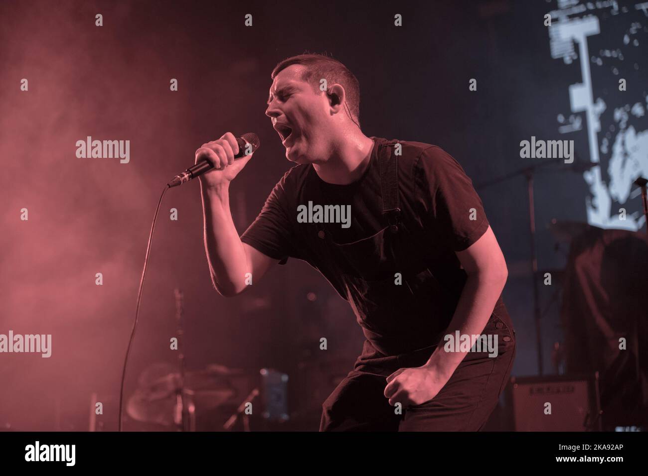 31 octobre 2022, Bologne, Émilie-Romagne, Italie : le groupe Twilight Sad ouvre le concert Cure (Credit image: © Carlo Vergani/Pacific Press via ZUMA Press Wire) Banque D'Images