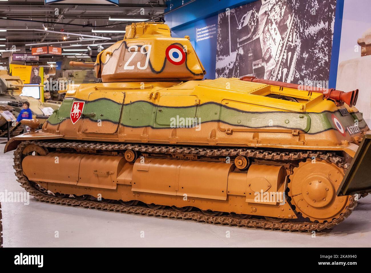 SOLIDO MILITAIRE WW2 char Français SOMUA S35 de la Campagne de France