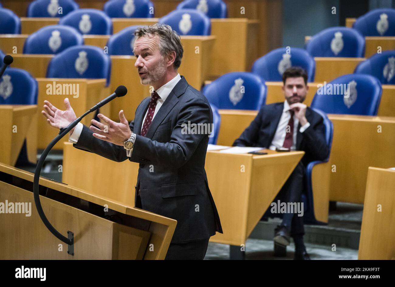 2022-11-01 19:03:29 LA HAYE - Wybren van Haga (Groupe Van Haga) lors d'un débat sur le budget du commerce extérieur et de la coopération au développement. ANP BART MAAT pays-bas hors - belgique hors Banque D'Images