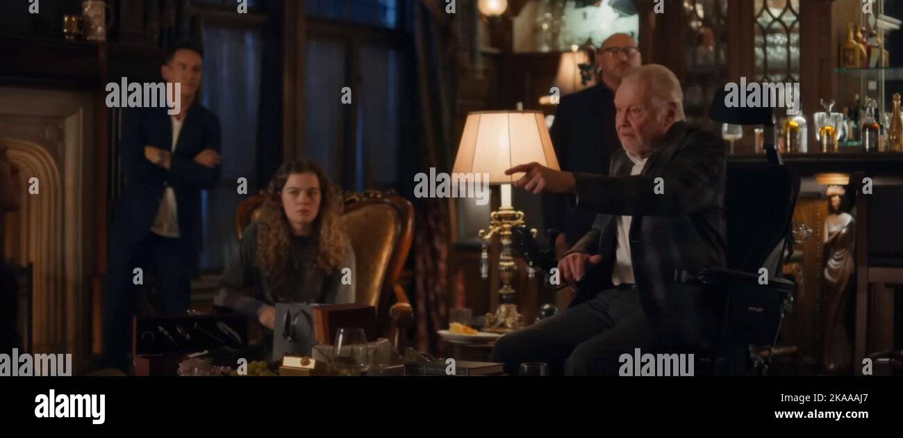 JEU DANGEREUX: L'HÉRITAGE MEURTRES, de gauche à droite: Jonathan Rhys Meyers, Megan Charpentier, will Sasso, Jon Voight, 2022. © Paramount Pictures / Courtesy Everett Collection Banque D'Images