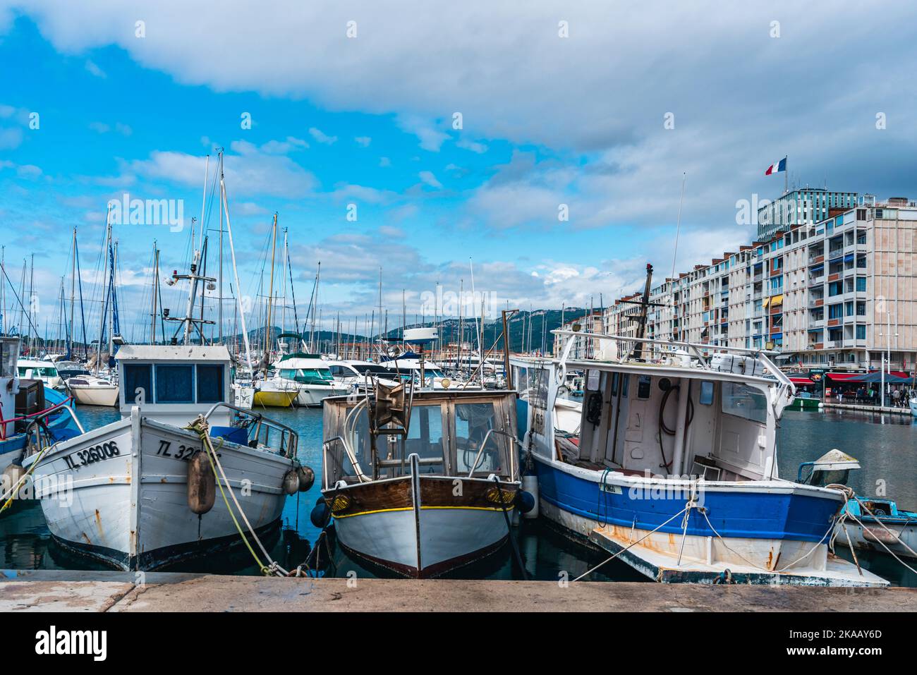 Port de Toulon, France, Europe Banque D'Images