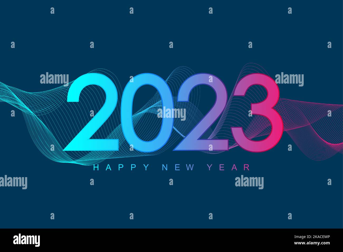 Modèle futuriste moderne bannière ou couverture pour Joyeux Noël et bonne année 2023 avec lignes et points connectés. Effet géométrique plexus. Global Illustration de Vecteur