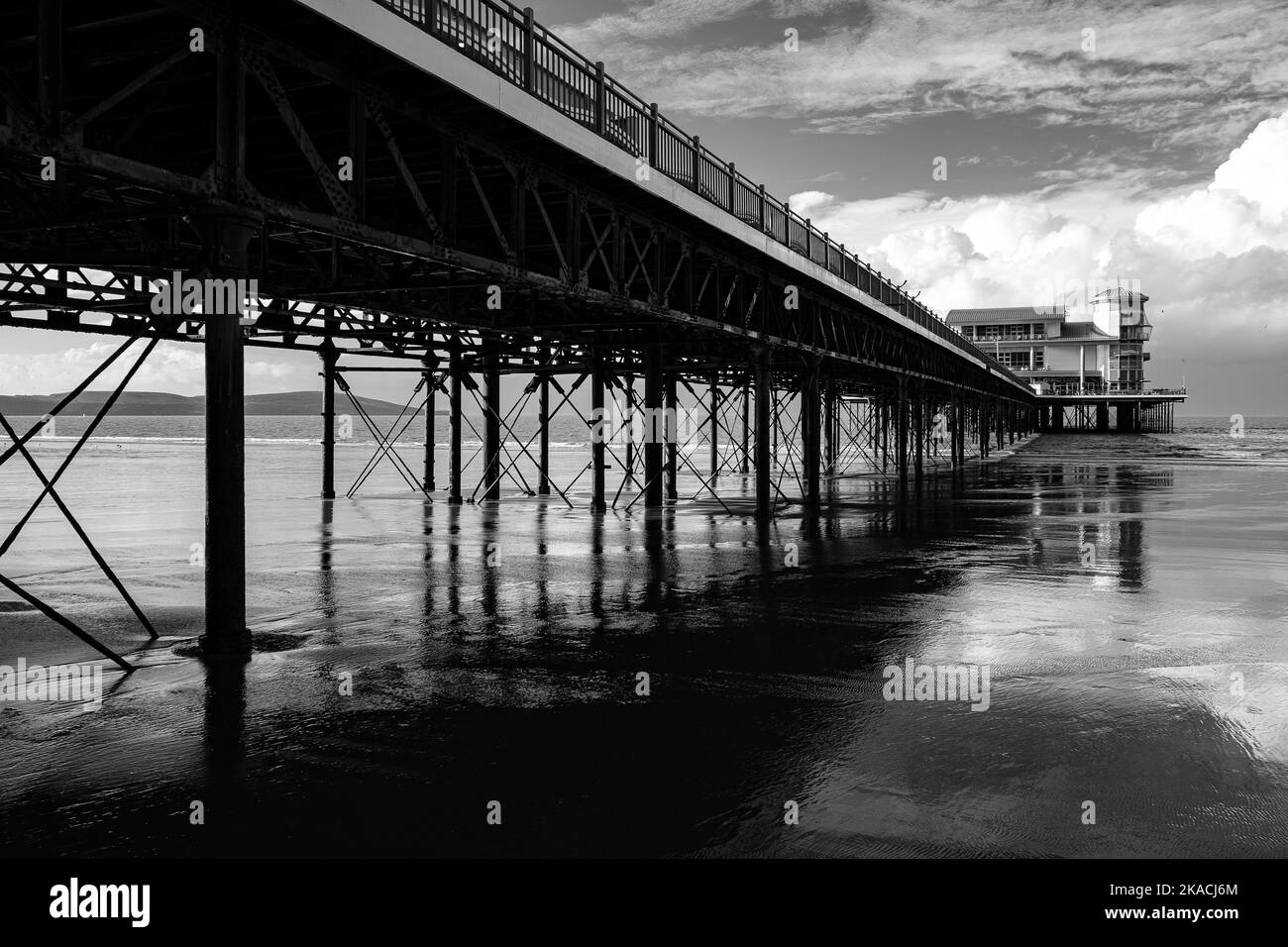 Le Grand Pier, Weston-Super-Mare, North Somerset Banque D'Images