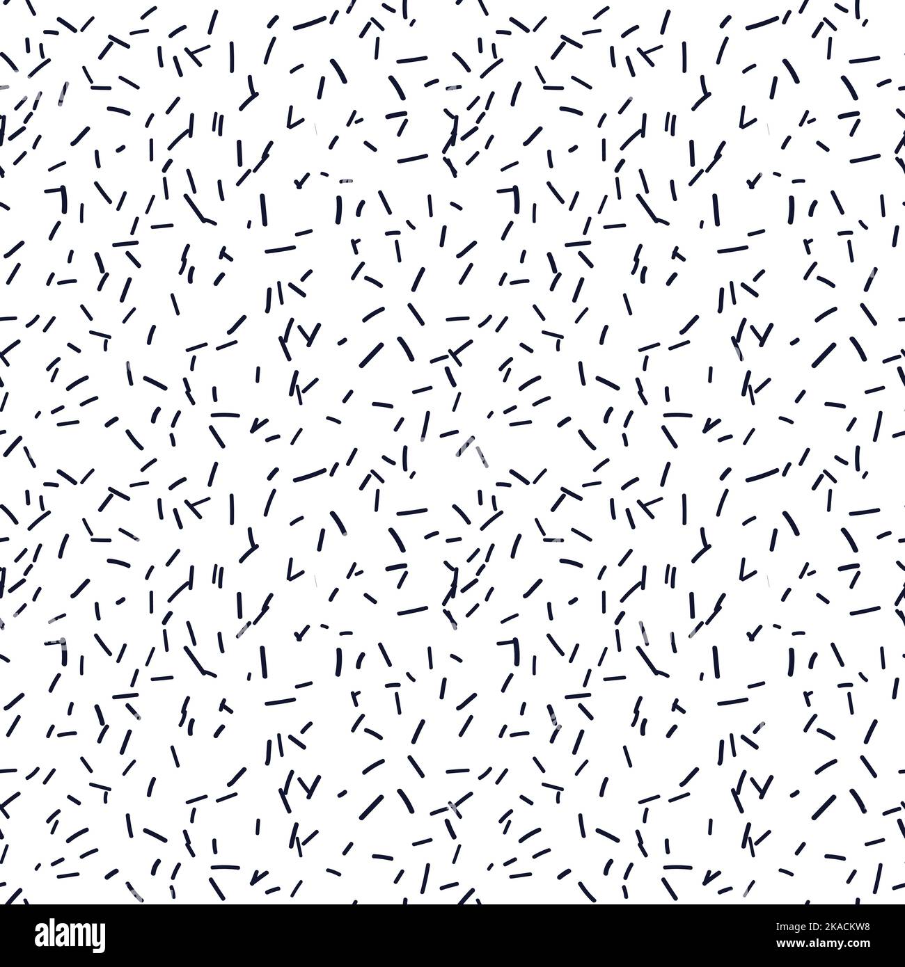 Texture de ligne en pointillés aléatoires indigo sans couture dessinées à la main, illustration vectorielle Illustration de Vecteur