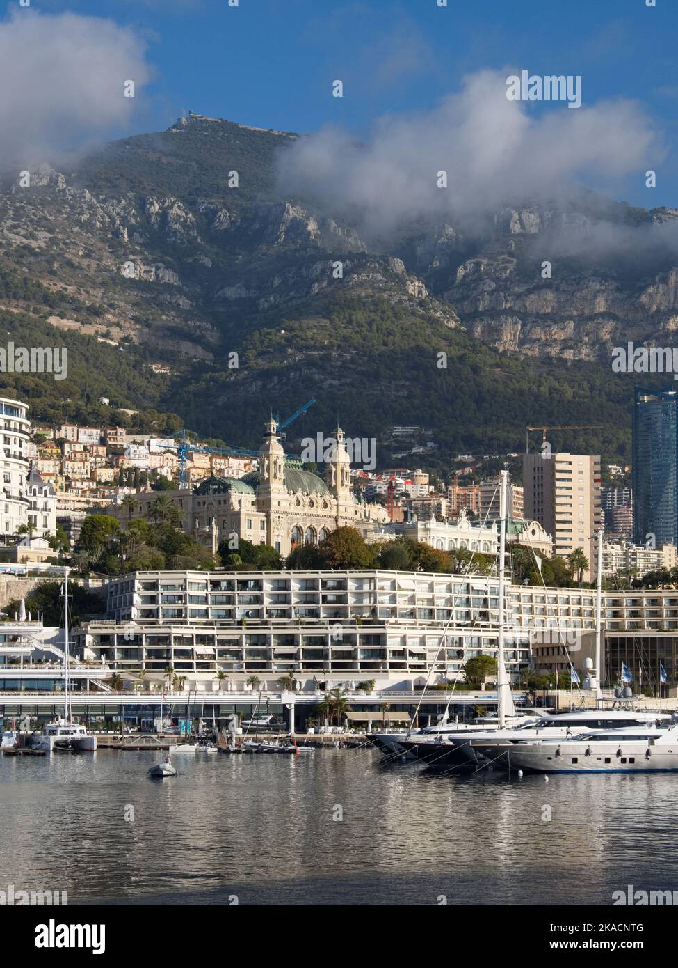 Belle Monte Carlo Principauté de Monaco sur la côte européenne Banque D'Images