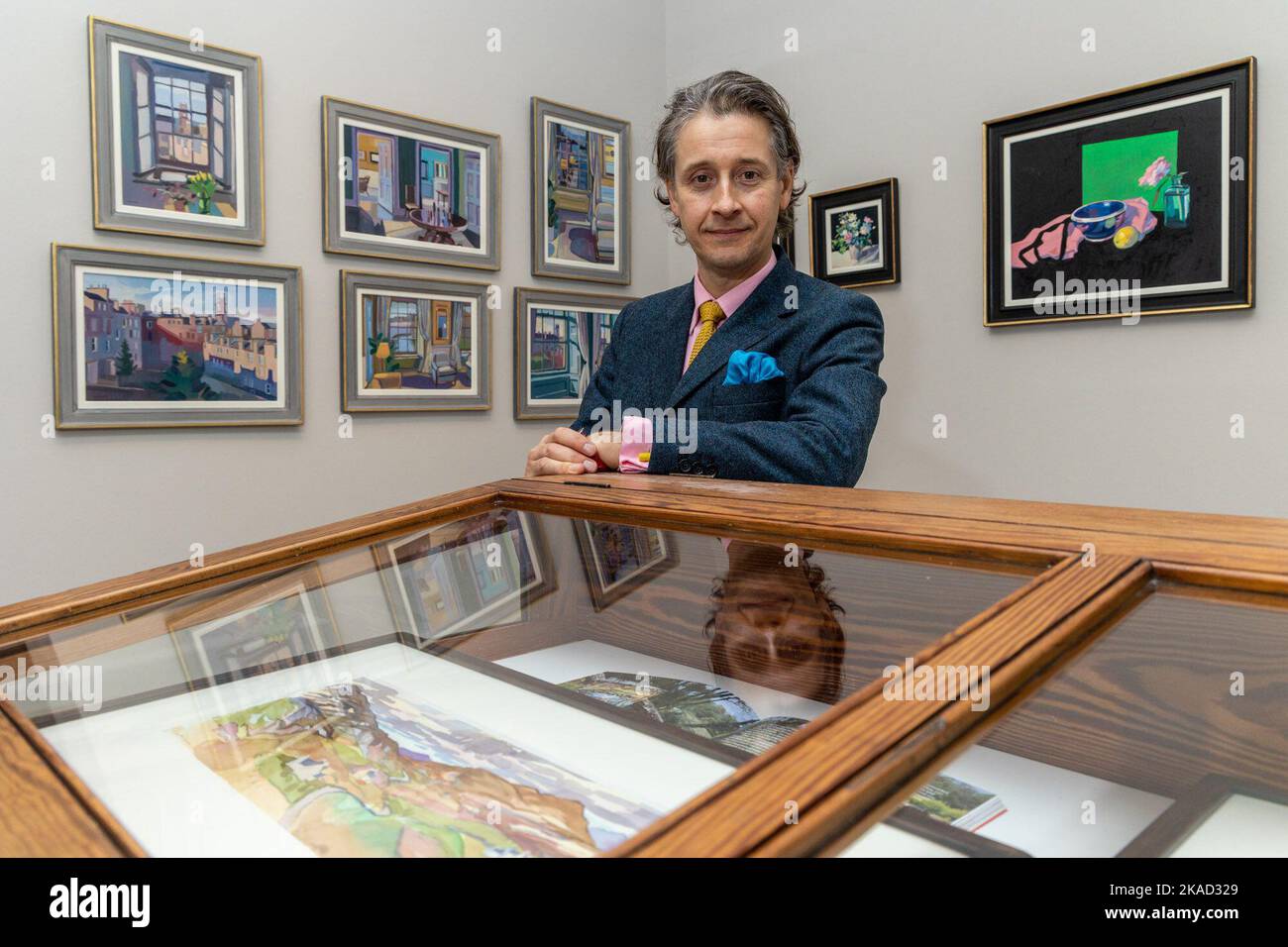 Edinburgh , Royaume-Uni. 02 novembre 2022 photo : après une expédition de peinture attendue depuis longtemps, Lachlan Goudie retourne à la Galerie écossaise d'Édimbourg en novembre avec son exposition Painting Paradise. L'exposition ouvre le 3 novembre 2022. Crédit : Rich Dyson/Alay Live News Banque D'Images