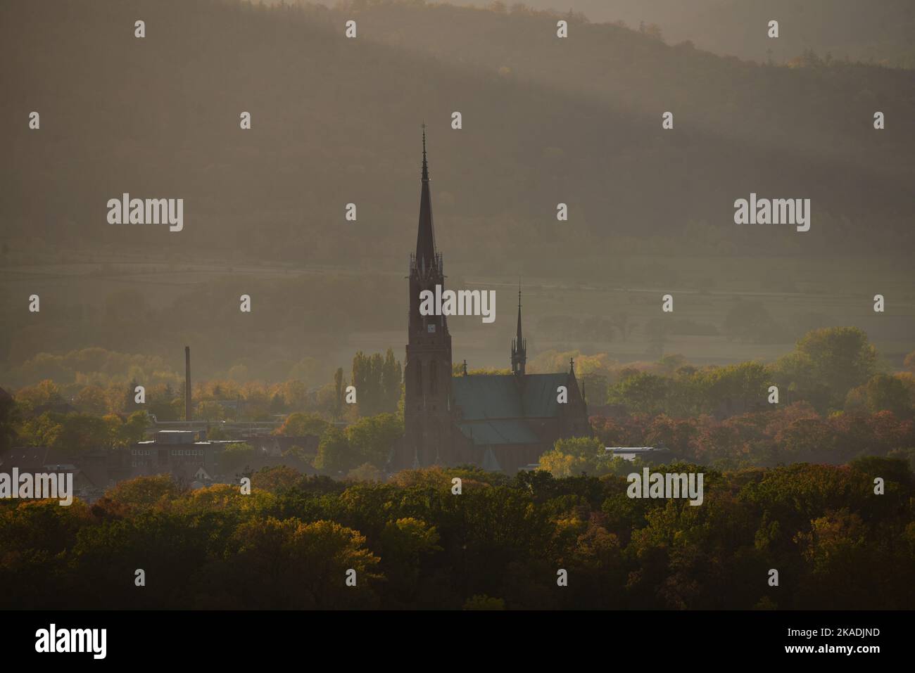 Kościół Wniebowzięcia NMP W Bielawie Banque D'Images