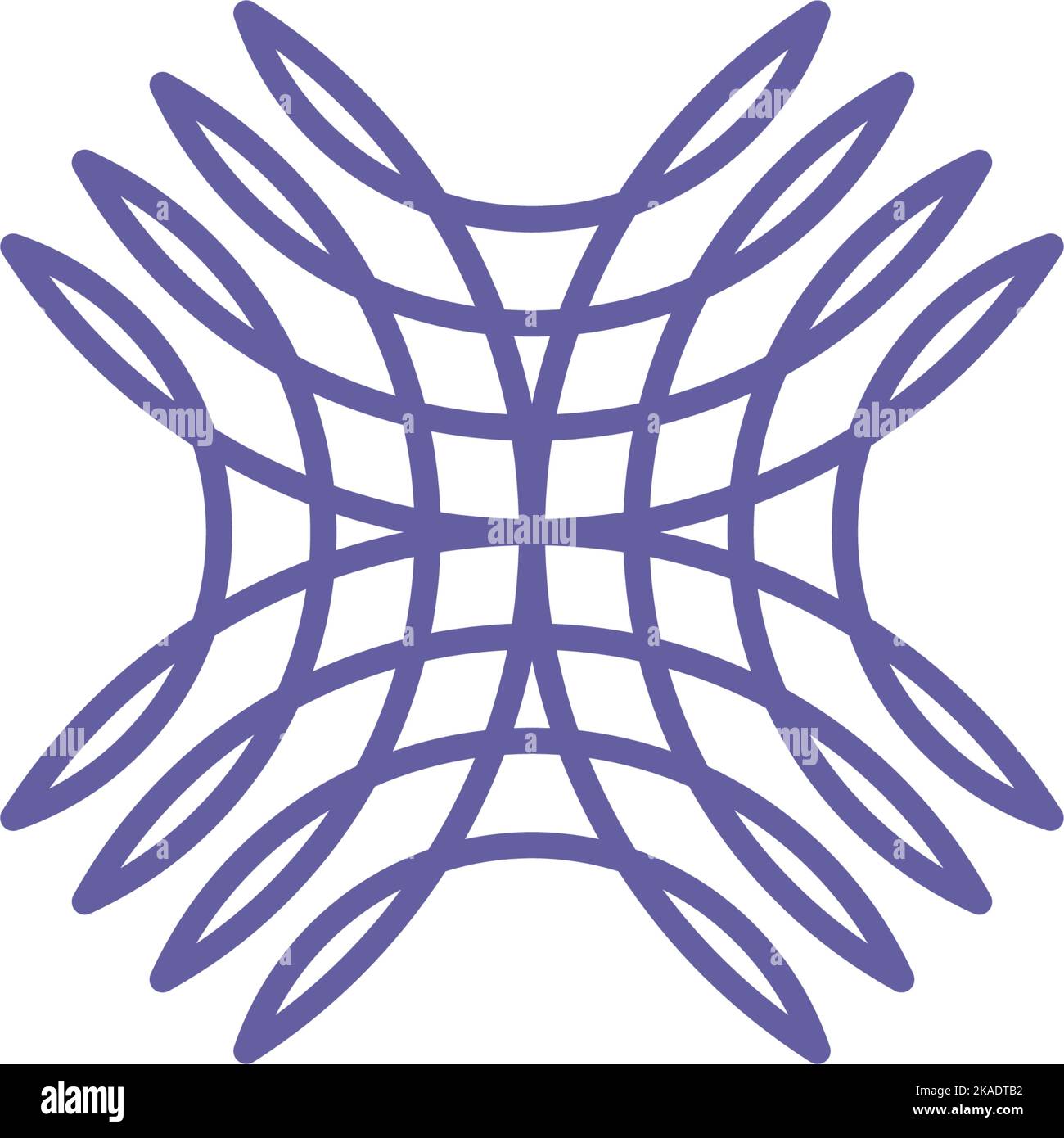 logo de connexion réseau à fil noué icône conception vectorielle Illustration de Vecteur
