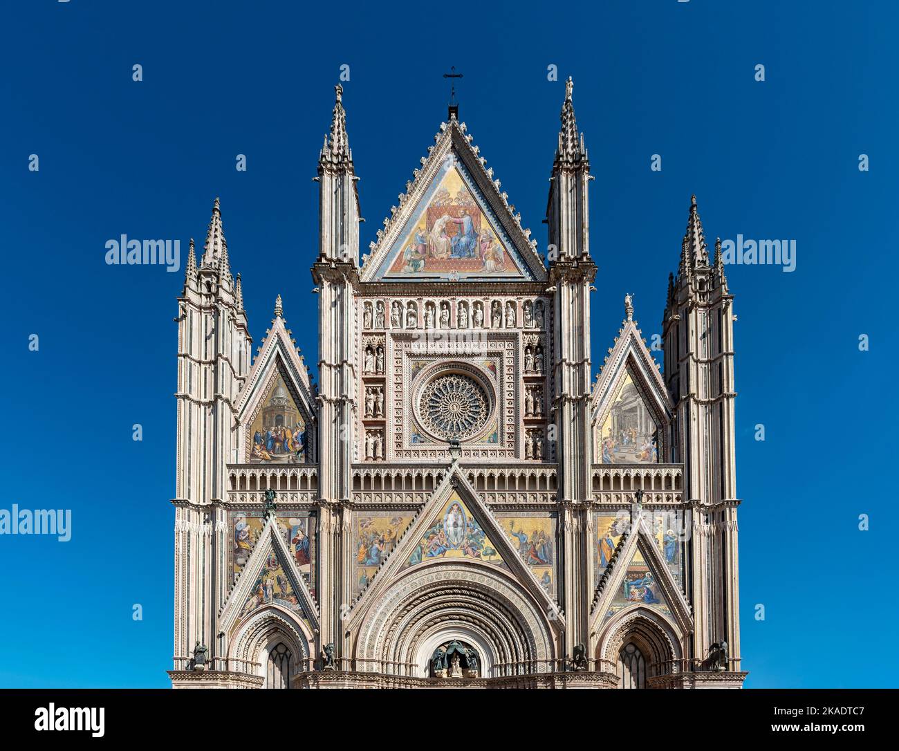 Cathédrale d'Orvieto, Duomo di Orvieto, Ombrie, Italie Banque D'Images