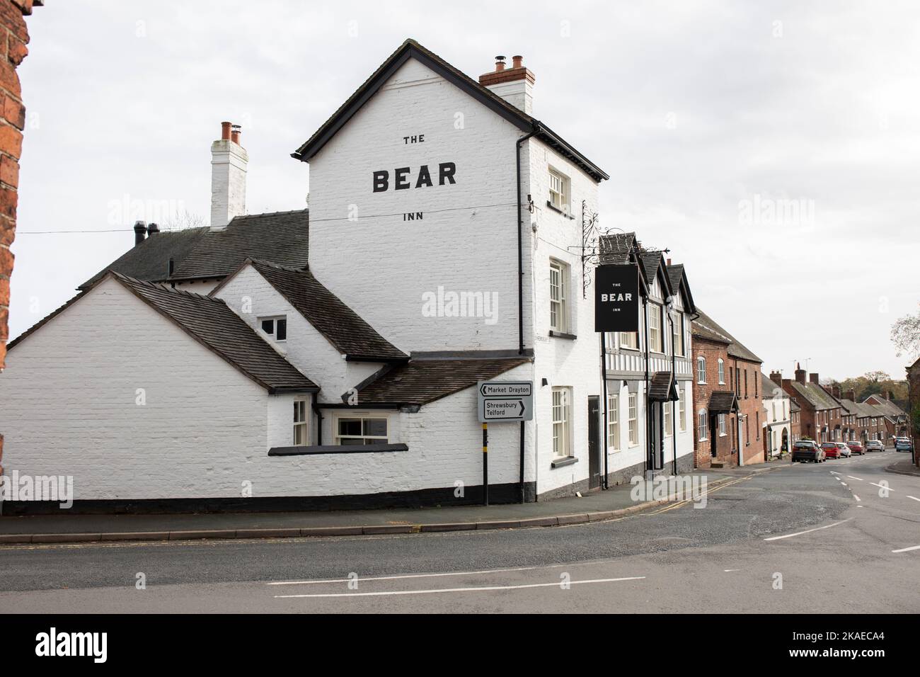 The Bear Inn à Hodnet dans Shropshire Angleterre Banque D'Images