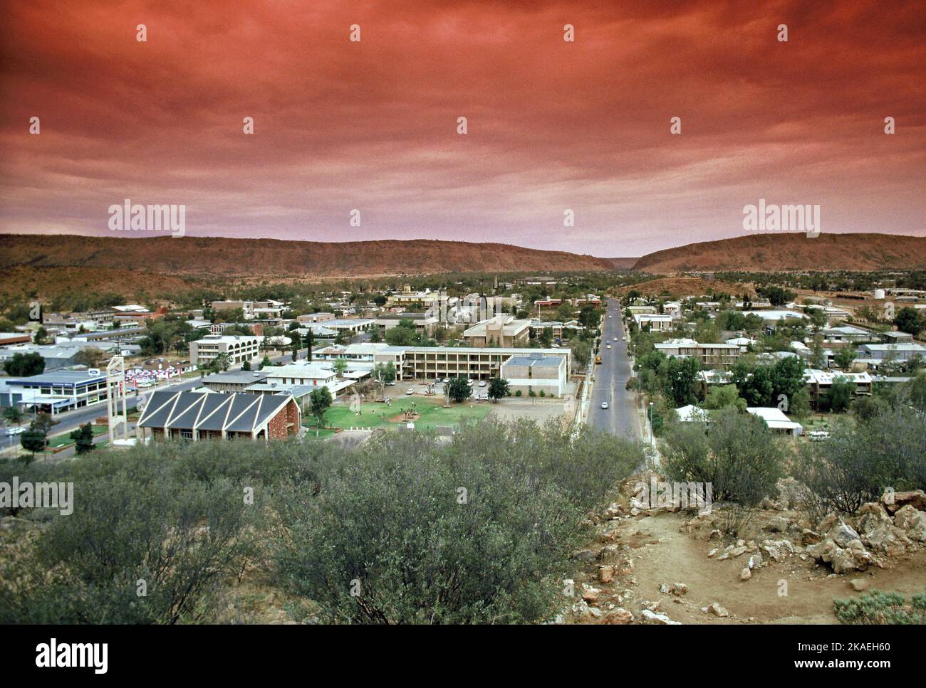 Australie. Territoire du Nord. Alice Springs. Banque D'Images
