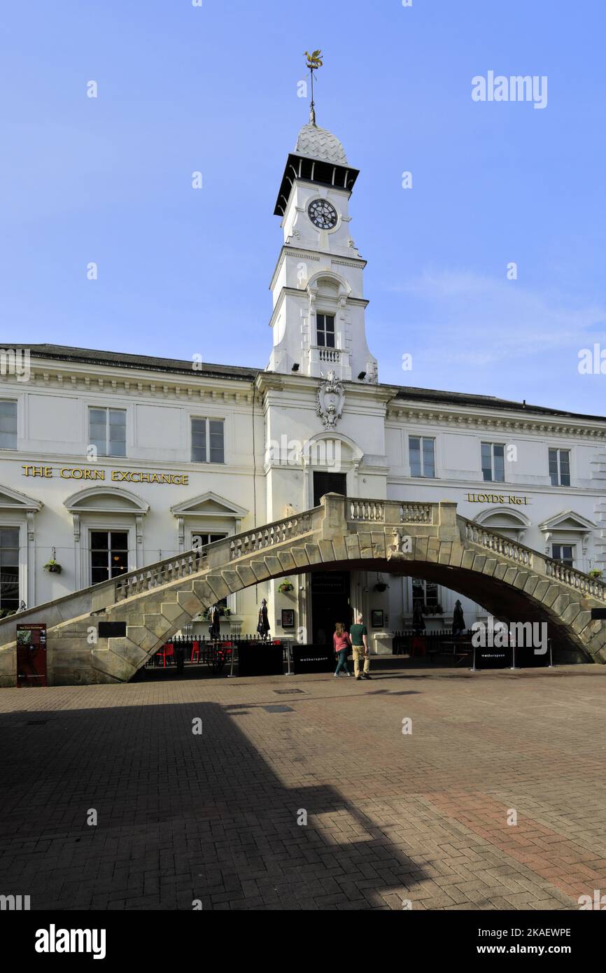 The Corn Exchange JD Wetherspoons pub, Market Square, Leicester City, Leicestershire, Angleterre ; ROYAUME-UNI Banque D'Images