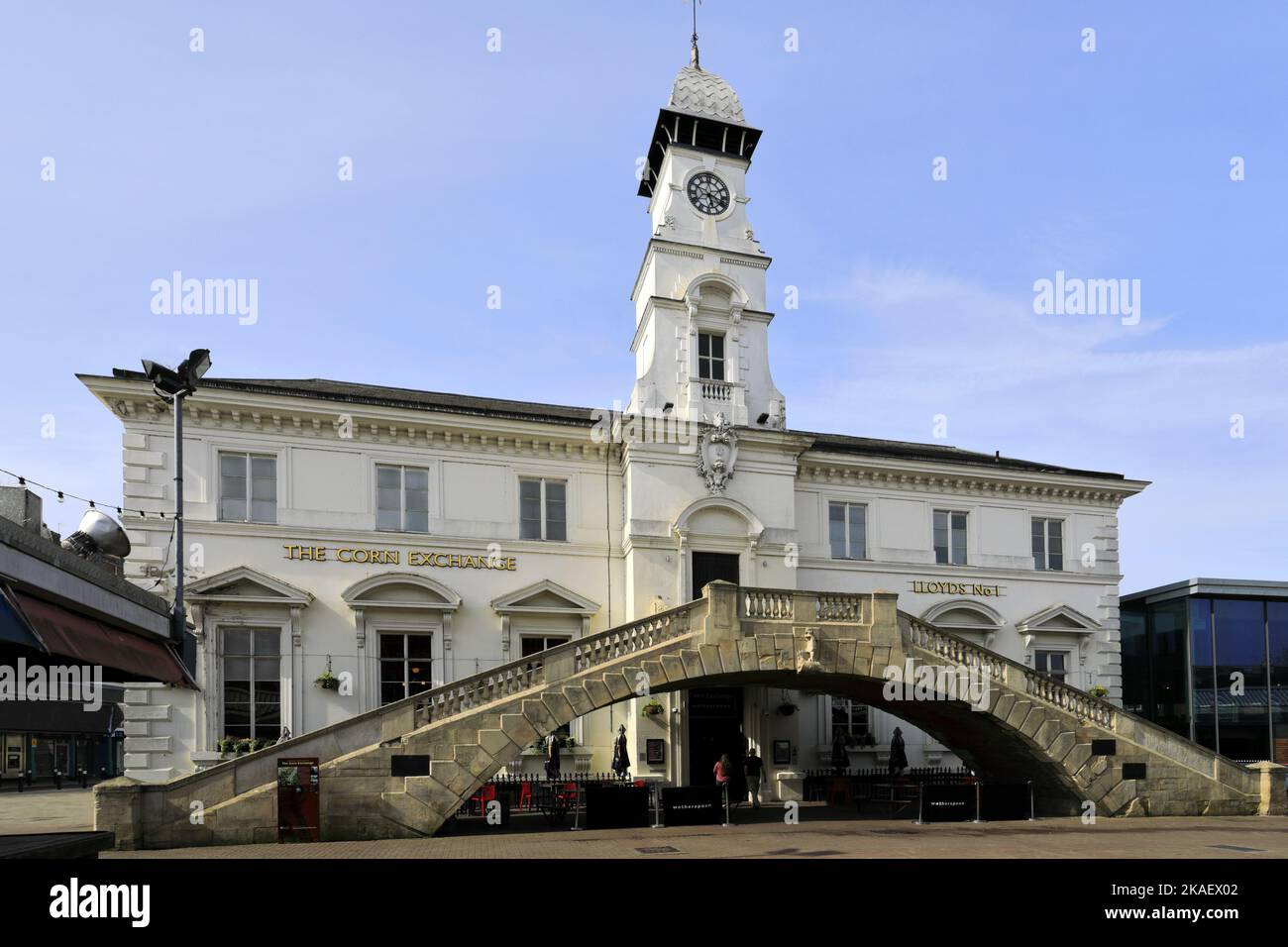 The Corn Exchange JD Wetherspoons pub, Market Square, Leicester City, Leicestershire, Angleterre ; ROYAUME-UNI Banque D'Images