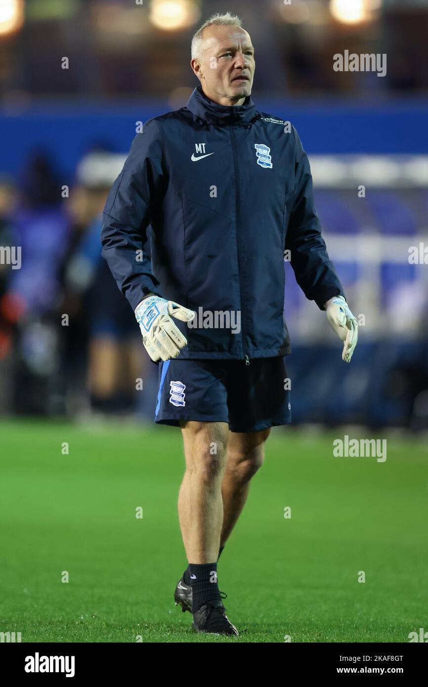 Birmingham, Royaume-Uni. 02nd novembre 2022. Maik Taylor entraîneur de gardien de but pour Birmingham City avant le match de championnat de Sky Bet Birmingham City vs Millwall à St Andrews, Birmingham, Royaume-Uni, 2nd novembre 2022 (photo de Simon Bissett/News Images) à Birmingham, Royaume-Uni le 11/2/2022. (Photo de Simon Bissett/News Images/Sipa USA) crédit: SIPA USA/Alay Live News Banque D'Images