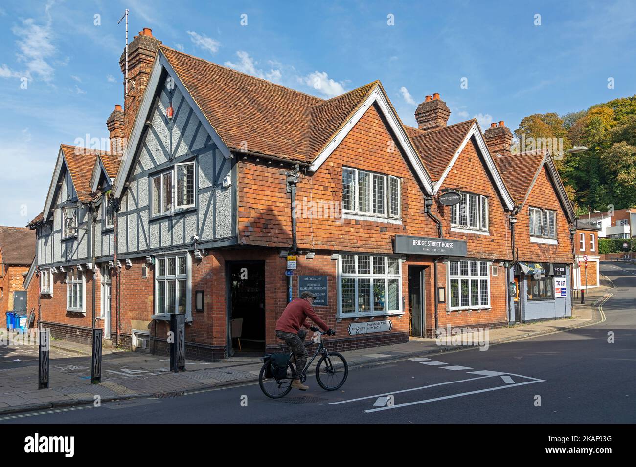 Bridge Street House, Winchester, Hampshire, Angleterre, Grande-Bretagne Banque D'Images