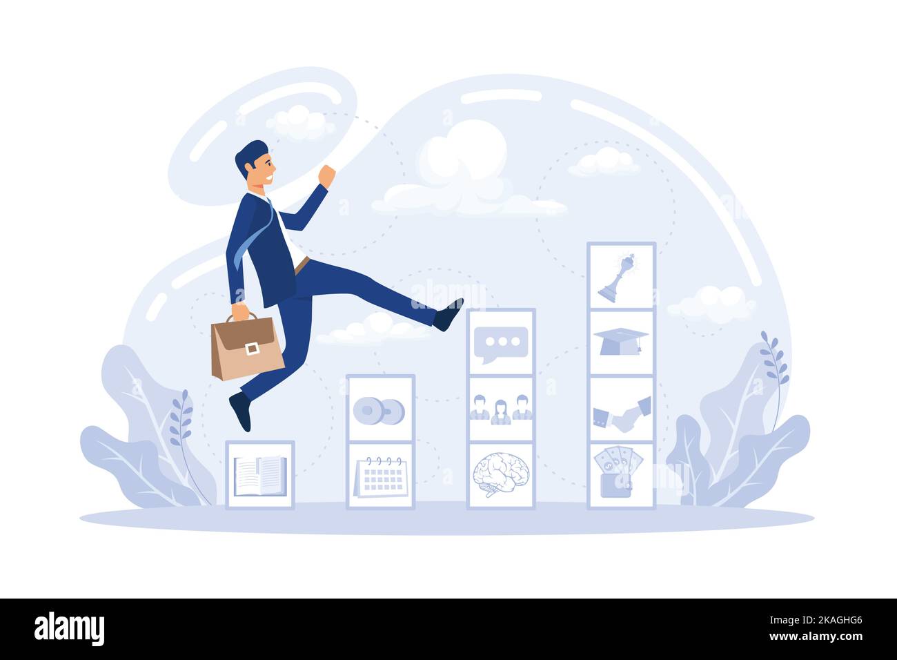 Développement personnel, concept d'auto-développement. Autocontrôle et discipline, ensemble d'icônes abstraites d'entraîneur de vie. Métaphore croissance personnalité comme succès escaliers fl Illustration de Vecteur Développement personnel, concept d'auto-développement. Autocontrôle et discipline, ensemble d'icônes abstraites d'entraîneur de vie. Métaphore croissance personnalité comme succès escaliers fl Illustration de Vecteur