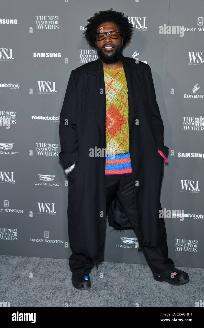 Questlove assiste au WSJ. Prix de l'innovateur du magazine 2022 au Musée d'art moderne de 02 novembre 2022 à New York. Banque D'Images