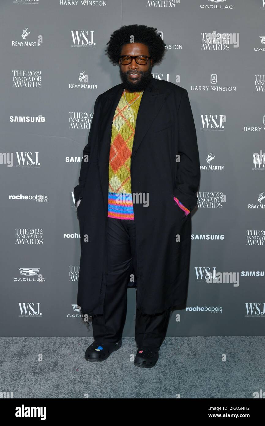 Questlove assiste au WSJ. Prix de l'innovateur du magazine 2022 au Musée d'art moderne de 02 novembre 2022 à New York. Banque D'Images