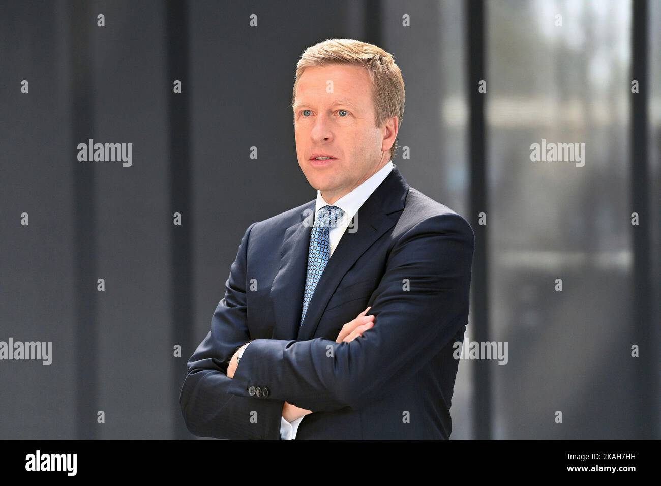 Munich, Allemagne. 03rd novembre 2022. BMW publication du rapport financier trimestriel (date du rapport Q3). Photo d'archive; Oliver ZIPSE (président de la direction de BMW), image unique, motif unique découpé, demi-chiffre, demi-chiffre. Anniversaire de mariage à £50 ans BMW High-riseà? Sur 22 juillet 2022 à Munich   Credit: dpa/Alamy Live News Banque D'Images