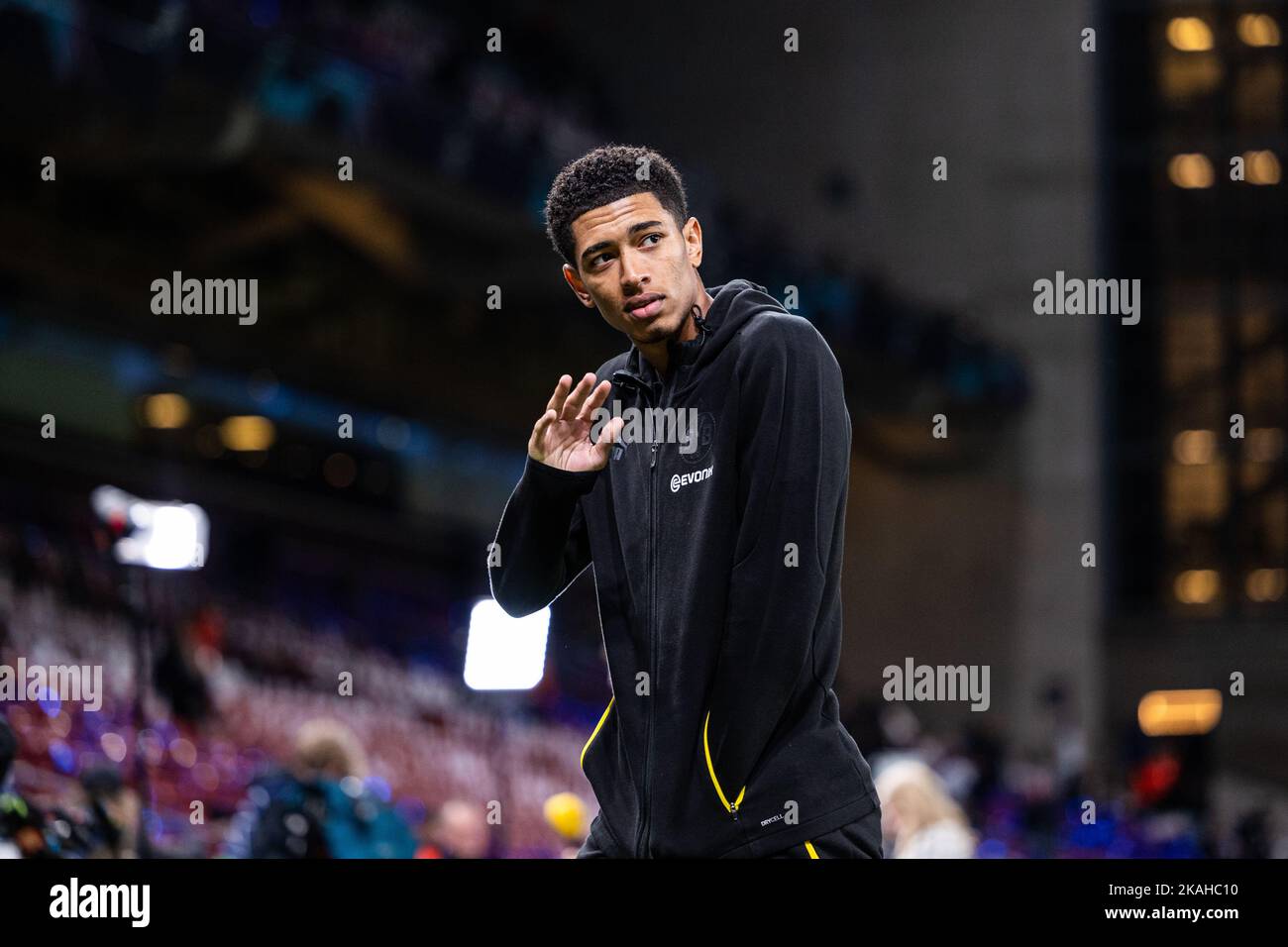 Copenhague, Danemark. 02nd novembre 2022. Jude Bellingham de Dortmund vu avant le match de l'UEFA Champions League entre le FC Copenhague et Dortmund à Parken à Copenhague. (Crédit photo : Gonzales photo/Alamy Live News Banque D'Images