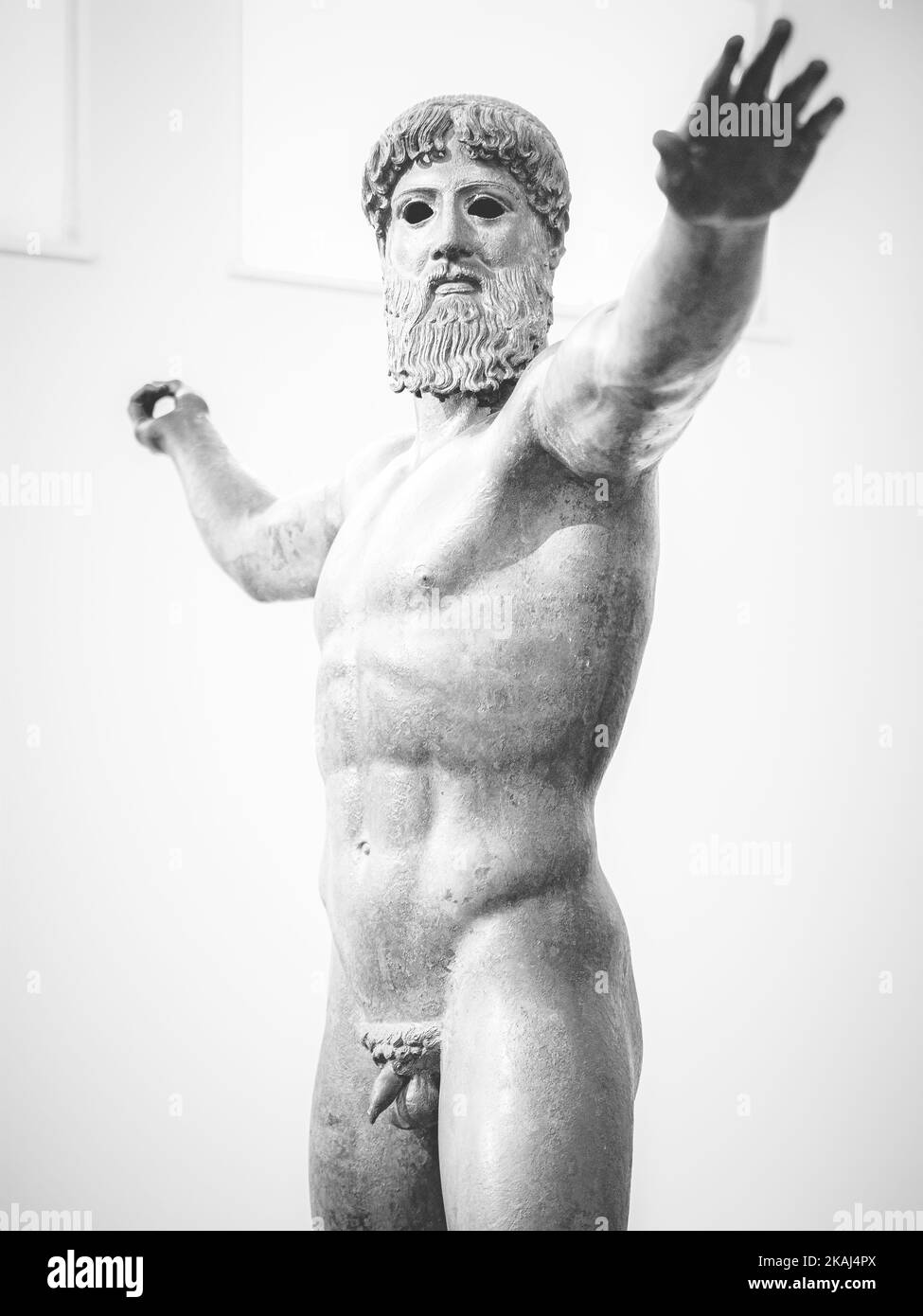 Une statue de Zeus dans le musée Banque D'Images